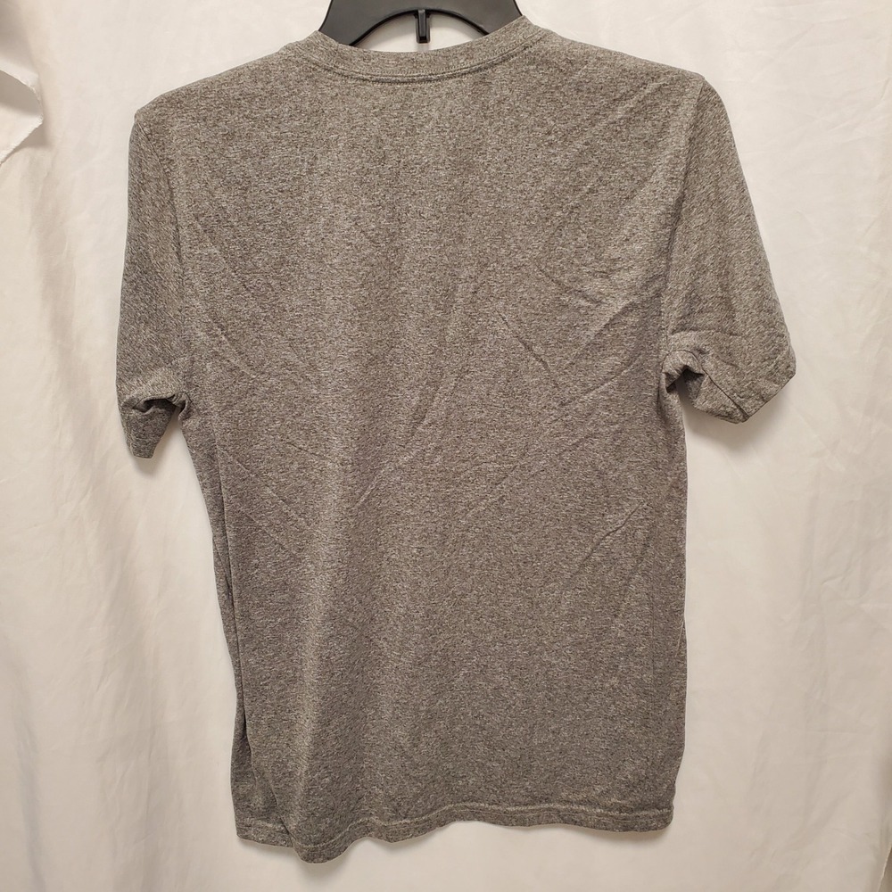 Nike Dri-FIT Mens Training Shirt Gray Heathered Short Sleeve Gym Tee Size S - Picture 4 of 4